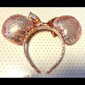 ROSEGOLD MICKEY/MINNIE EARS | DISNEY PARKS EARS HEADBAND